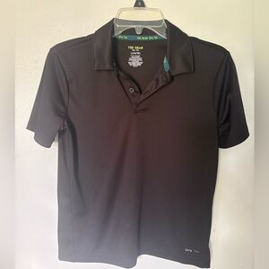 Tek Gear Black Polo Shirt Casual Versatile